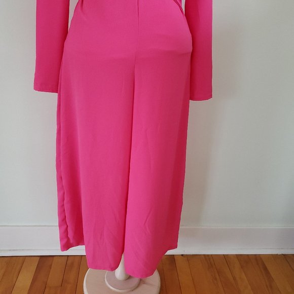 Boohoo jumpsuit Hot Pink Wide Leg - Picture 4 of 14